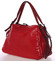 Originální lesklá dámská kabelka červená - MARIA C Juniper