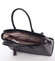 Luxusní dámská střední černá kabelka saffiano - David Jones Persis
