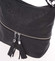 Luxusní střední dámská crossbody kabelka černá - Silvia Rosa Teny