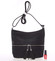Luxusní střední dámská crossbody kabelka černá - Silvia Rosa Teny
