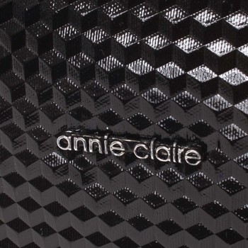 Větší dámská originální kabelka přes rameno černá - Annie Claire 6081