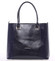 Dámská hladká tmavě modrá kabelka se vzorem - Annie Claire 7081
