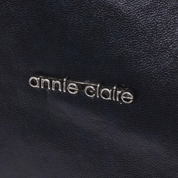 Dámská hladká tmavě modrá kabelka se vzorem - Annie Claire 7081