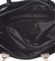 Větší elegantní černá dámská kabelka - Annie Claire 4081