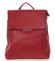 Trendy dámský městský batůžek červený - Silvia Rosa Cailyn
