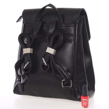 Trendy dámský městský batoh černý - Silvia Rosa Nailyn