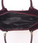 Větší dámská originální kabelka přes rameno vínová - Annie Claire 6081