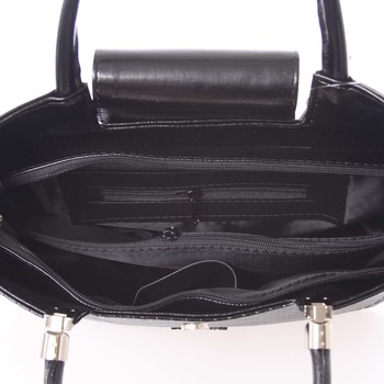 Atraktivní černá dámská kabelka přes rameno - Annie Claire 5081