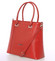Dámská hladká červená kabelka se vzorem - Annie Claire 7081