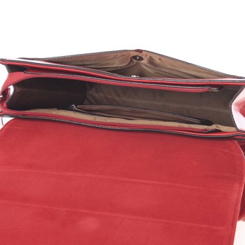 Originální dámský červený batoh - Silvia Rosa Sarpedon