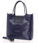 Atraktivní tmavě modrá dámská kabelka přes rameno - Annie Claire 5081