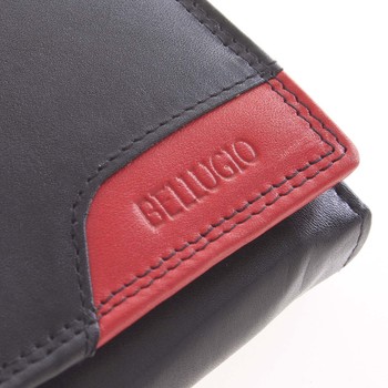 Moderní dámská kožená peněženka černá - Bellugio Oleisia