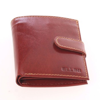 Bezpečná pánská kožená peněženka světle hnědá - Ellini Orion