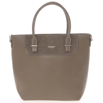 Elegantní khaki menší kabelka do ruky - David Jones Talia