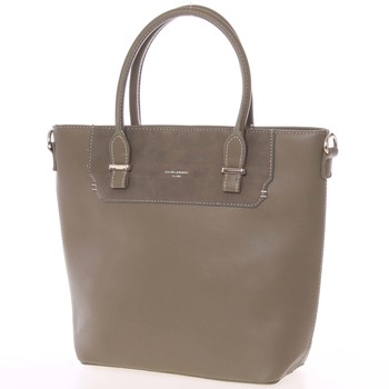 Elegantní khaki menší kabelka do ruky - David Jones Talia