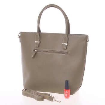 Elegantní khaki menší kabelka do ruky - David Jones Talia