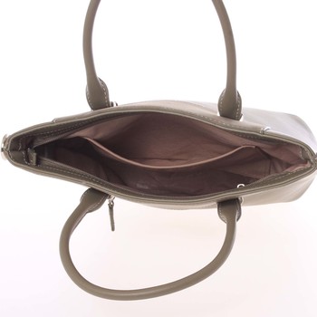 Elegantní khaki menší kabelka do ruky - David Jones Talia