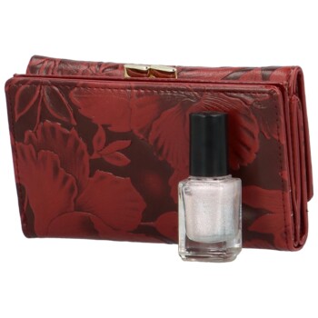 Dámská kožená peněženka červená - Gregorio Christell