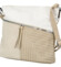 Dámská crossbody kabelka krémová - Firenze Bonnieta