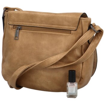Dámská crossbody kabelka pískově hnědá - Firenze Maiami