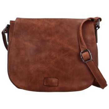 Dámská crossbody kabelka tmavě hnědá - Firenze Maiami