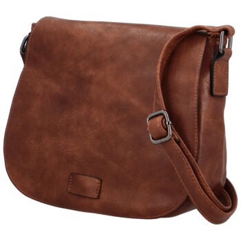 Dámská crossbody kabelka tmavě hnědá - Firenze Maiami