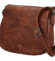 Dámská crossbody kabelka tmavě hnědá - Firenze Maiami