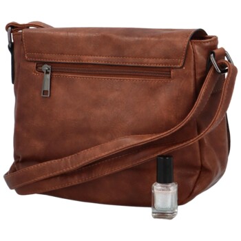 Dámská crossbody kabelka tmavě hnědá - Firenze Maiami