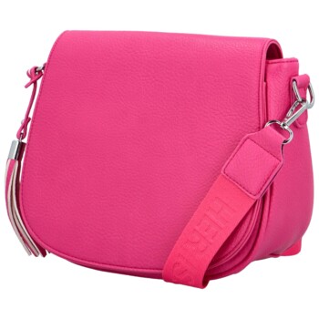 Dámská crossbody kabelka fuchsiová - Herisson Dolgadi