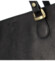 Luxusní dámská kožená kabelka černá - Hexagona Elianna