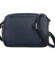 Dámská kožená crossbody kabelka tmavě modrá - Hexagona Vilia
