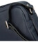 Dámská kožená crossbody kabelka tmavě modrá - Hexagona Vilia