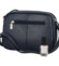 Dámská kožená crossbody kabelka tmavě modrá - Hexagona Vilia