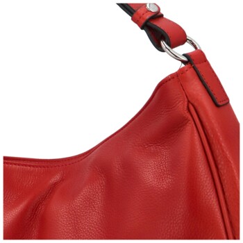 Dámská kožená kabelka červená - Katana Serva