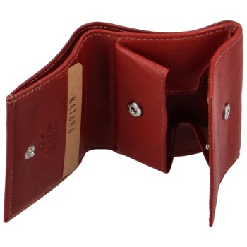 Dámská kožená peněženka červená - Katana Triwia