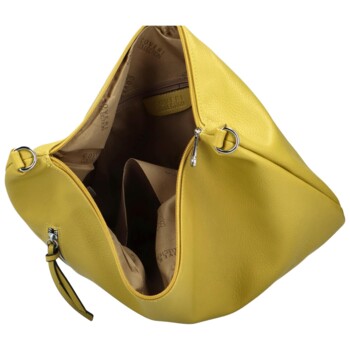 Dámská crossbody kabelka žlutá - Coveri Morisien