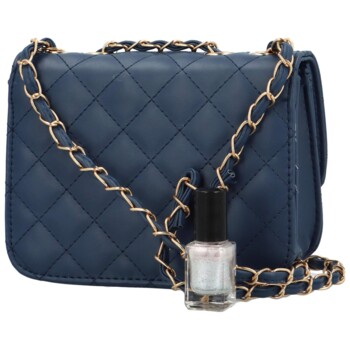 Dámská crossbody kabelka tmavě modrá - Firenze Poppy