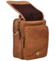Pánská crossbody taška hnědá - Diviley Junific