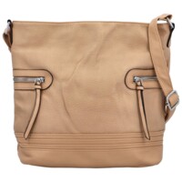 Dámská crossbody kabelka tmavě béžová - Maria C Nera