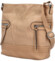 Dámská crossbody kabelka tmavě béžová - Maria C Nera