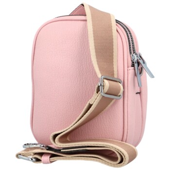 Dámská mini crossbody růžová - Maria C Joffy