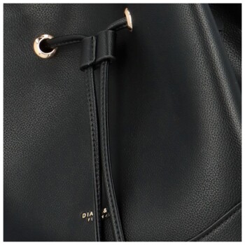 Dámská kabelka přes rameno černá - DIANA & CO Fency