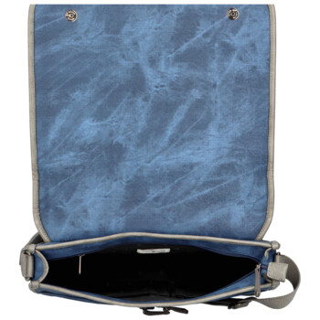 Velká modrá moderní taška na notebook - Lee Cooper Aesculapius