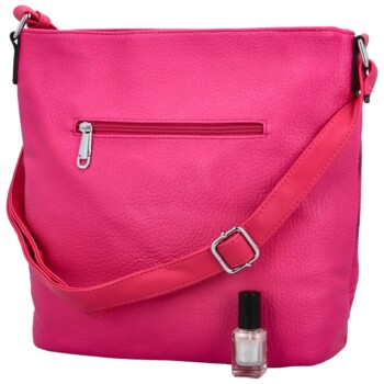 Dámská crossbody kabelka fuchsiová - Maria C Amastias
