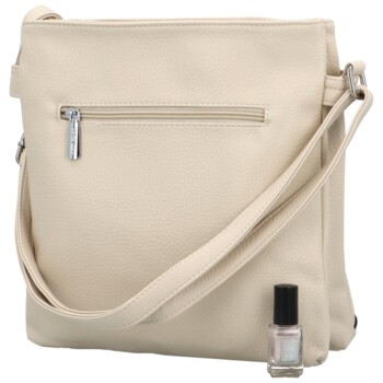 Dámská crossbody kabelka béžová - Coveri Levi