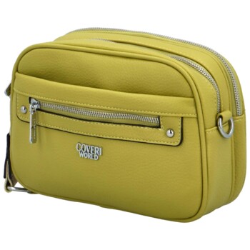 Dámská crossbody kabelka zelená - Coveri Evelyn
