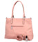 Dámská kabelka na rameno růžová - Coveri Lorelaj