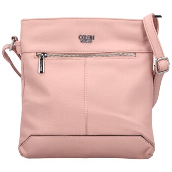 Dámská crossbody kabelka růžová - Coveri Levi