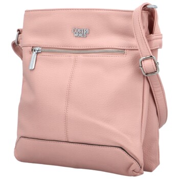 Dámská crossbody kabelka růžová - Coveri Levi