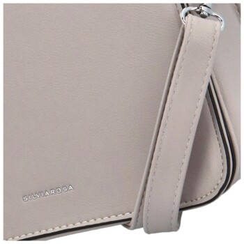 Dámská crossbody kabelka šedá - Silvia Rosa Uwetta